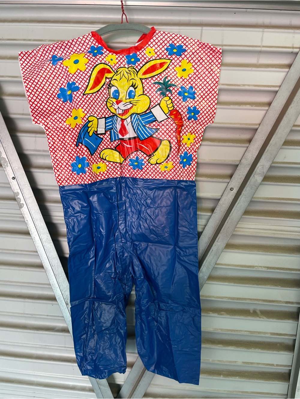 Vintage 1972 Ben Cooper Halloween Costume Tiny Tot 3-5 Suit Only Bunny Rabbit